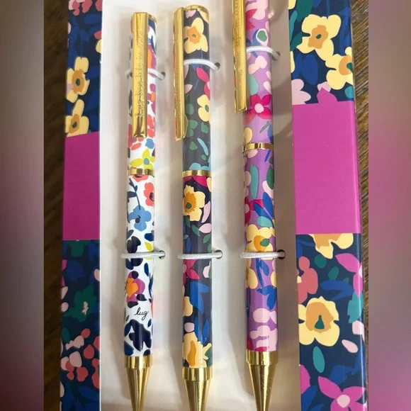 Lug Pens 3 pack - Wildflower. NIB - Picture 2 of 3